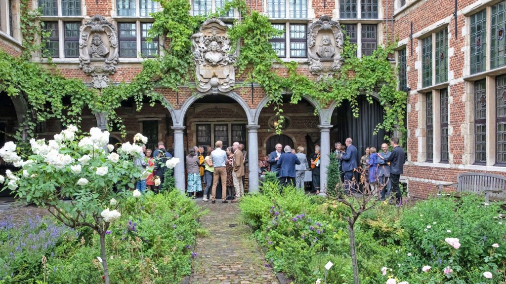 Binnentuin Museum Plantin-Moretus, juni 2022